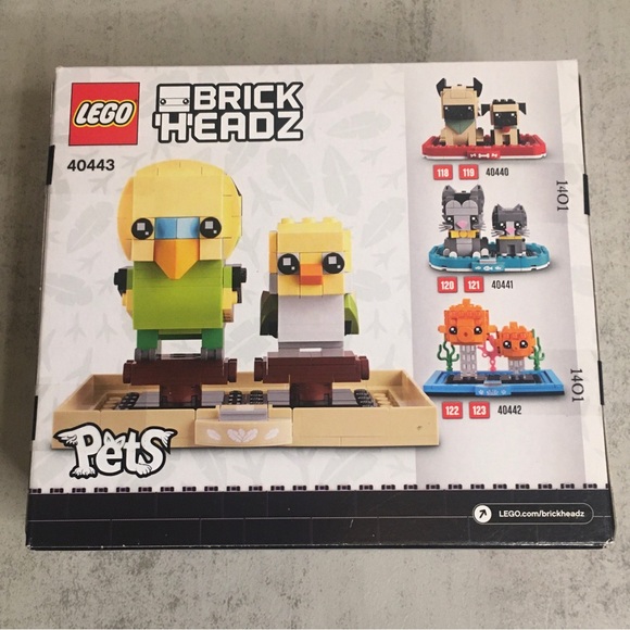 Lego BrickHeadz Pets Budgie & Chick Set (#40443) - Picture 2 of 8